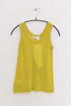 SWAYING 25 Spring/Summer Water-soluble Wool Round Neck Vest SW-SW25SS1T10C2-YCL Primrose Green